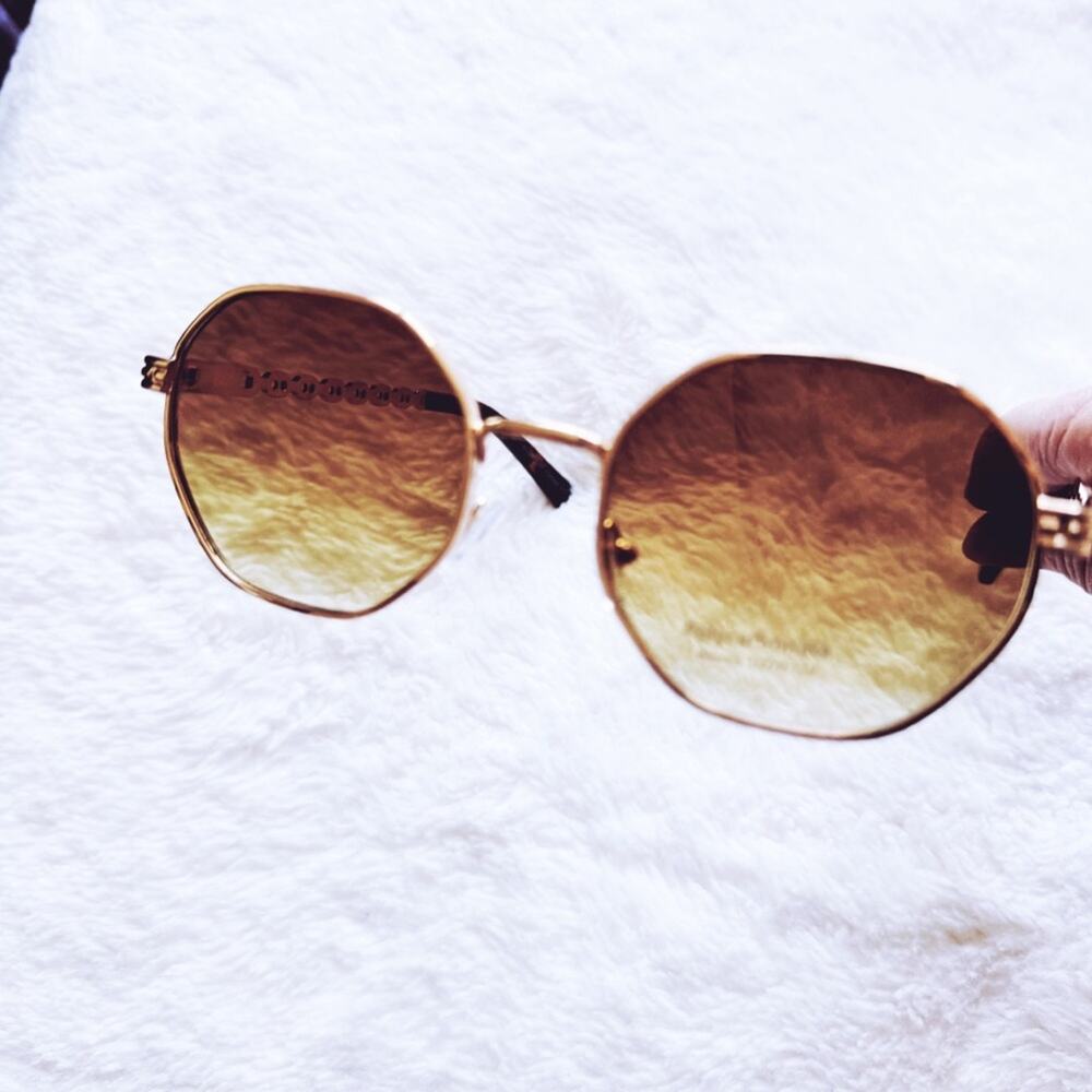 Phoebe Brown Geometric Sunglasses - Picture 8 of 13